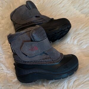 The North Face Kids Charcoal and Black Boots